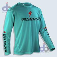Gambar Kaos lengan panjang Sepeda Logo Specialized mtb Bike Gowes - Hijau Botol, S dari DB CLO undefined 5 Tokopedia