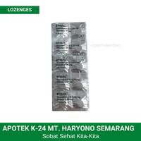 Gambar Efisol C Tablet Hisap 10 Tablet - Obat Radang Tenggorokan dan Sariawan dari Apotek K24 MT Haryono Semarang undefined 2 Tokopedia
