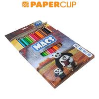 Gambar PENSIL WARNA MACS 40024 24 COLOURS KUNGFU PANDA dari Paperclip Indonesia undefined 2 Tokopedia