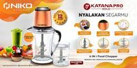 Gambar NIKO KATANA PRO GOLD/CHOPPER NIKO 3IN1 Kapasitas 2,5 Liter dari Jawa Electrik undefined 4 Tokopedia