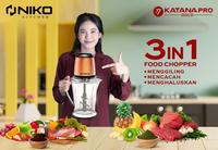 Gambar NIKO KATANA PRO GOLD/CHOPPER NIKO 3IN1 Kapasitas 2,5 Liter dari Jawa Electrik undefined 3 Tokopedia