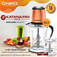Gambar NIKO KATANA PRO GOLD/CHOPPER NIKO 3IN1 Kapasitas 2,5 Liter dari Jawa Electrik undefined 2 Tokopedia