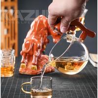 Gambar CHINESE TEAPOT K08 MAGNETIC VALVE TEA POT CHINESE TEA TRAY POT CLASSIC - Merah dari Kazu_NEW undefined 4 Tokopedia