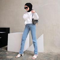 Gambar BOYFRIEND RIPPED JEANS / KULOT JEANS RAWIS TEBAL SIZE JEANS - BOYFRIEND DARK, 30 dari Panji Busana undefined 4 Tokopedia
