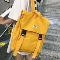 Gambar Tas Ransel Wanita Backpack Sekolah Multifungsi Kekinian - Kuning, L dari Maryam Store Bag undefined 1 Tokopedia