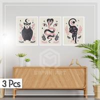 Gambar Custom Bisa Animal Wall Art Ruangan Pajangan II dari Poster.ID_officialstore undefined 1 Tokopedia