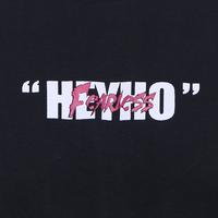 Gambar Heyho Tshirt Fearless Blach Default - M dari Heyho Group Indonesia undefined 2 Tokopedia