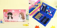 Gambar Set 42 Pcs Krayon Pensil Warna Mewarnai Crayon Set Menggambar dari Kimino Market undefined 2 Tokopedia