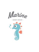 Logo Marine Baby Shop