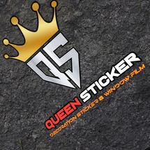Logo QUEEN STIKER KACA & KACA FILM