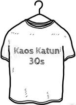 Logo kaos katun 30s