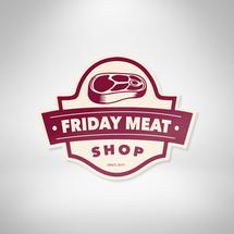 Logo Friday Meat Shop