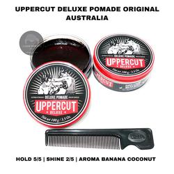 UPPERCUT DELUXE POMADE WATERBASED | FREE SISIR UNBREAKABLE