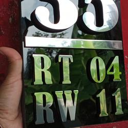 Jual NOMOR RUMAH RT/RW - Kab. Bekasi - FAM (PLAT RUMAH) | Tokopedia