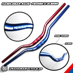 Handlebar MTB Raze 31.8mm Alloy 780mm x 40mm Rises
