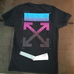 gradient off white tee