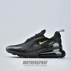 nike air 270 gold and black