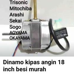 dinamo kipas angin 18 inch besi