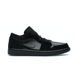 jordans plain black
