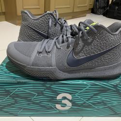 grey kyrie 3