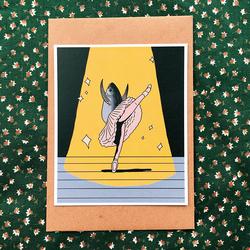 Ballet Tuna - Postcard / Mini Art Print