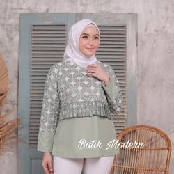 Jual Batik Kombinasi Wanita Modern Murah Harga Terbaru 2021