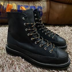 converse boots leather