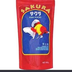 Pelet Sakura 100gram Pelet Ikan Hias Koki Murah