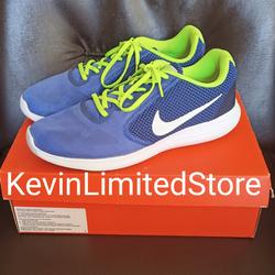 nike revolution 3 kids neon green and orange