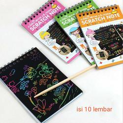 MAINAN EDUKASI KOREAN SCRATCH NOTE