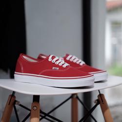 vans authentic triple red