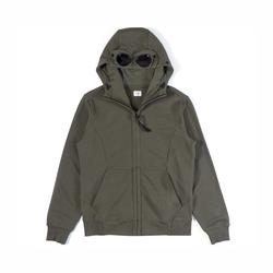 cp company softshell goggle jacket black