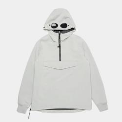 cp company navy soft shell goggle jacket