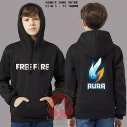 Jaket Hoddie sweater fashion anak perempuan laki-laki Free fire viral