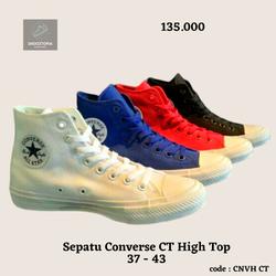 multicolored high top converse