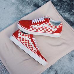 vans old skool yellow checkerboard