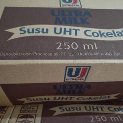 susu uht ultra milk coklat 250 ml 1 dus isi 24