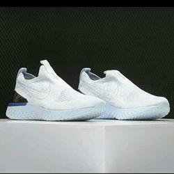 nike phantom react blue and white