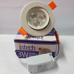 DOWN LIGHT spotlight INDW 3W putih kuning INTECH