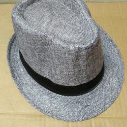 Jual topi fedora abu abu import 