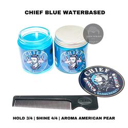 CHIEF POMADE BLUE 4.2 OZ | Free sisir unbreakable dan sticker