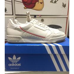 adidas original continental 80 vulc trainers in off white leather