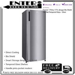 LG GN IN304SL - KULKAS FREEZER LG 6 RAK STANDING FREEZER ASI GNIN304SL