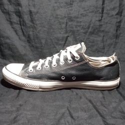 converse all star low leather almost black rose gold