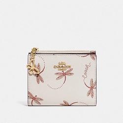 Snap card case with butterfly print Clearance