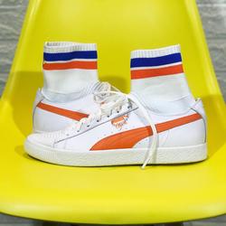 puma clyde orange