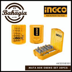 Jual INGCO AKSD08301 SCREWDRIVER BITS SET 30PCS MATA BOR OBENG PLUS ...