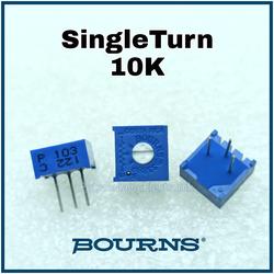 10 Pcs 25 Turn Bourns Potentiometer 100R Multiturn preset Fine Adjust 10mm CU43 