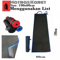 AVARO Matras Karet 190x60cm / Matras Camping / Menggunakan List - POLOS TAMPA LIS
