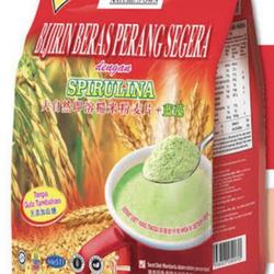 Nature's own bijirin beras perang segera dengan spirulina 12sch merah